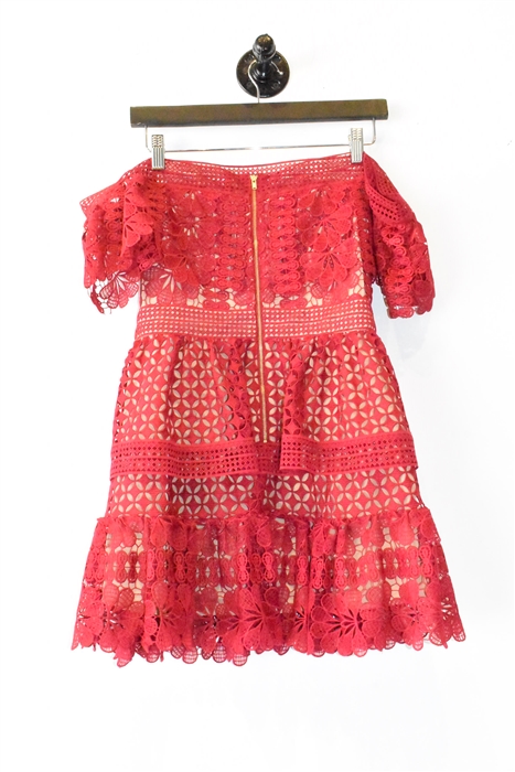 Scarlet Self Portrait Mini Dress, size 6