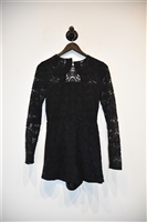 Black Lace Alexis Romper, size S