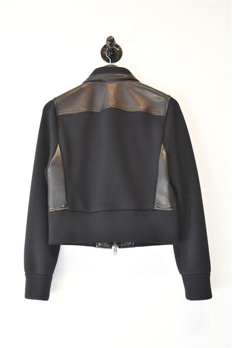 Black & Navy 3.1 Phillip Lim Leather Jacket, size 10