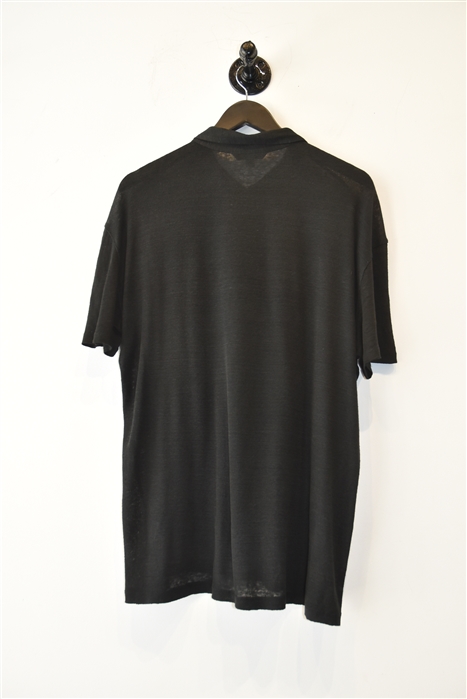 Basic Black John Varvatos Polo, size L