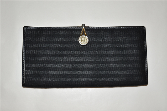 Basic Black Fendi - Vintage Long Wallet, size O/S