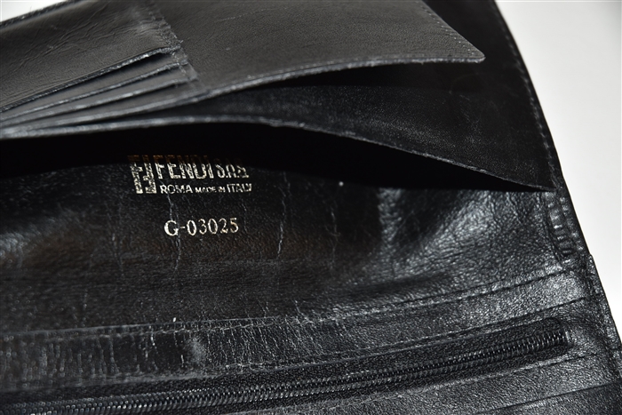 Basic Black Fendi - Vintage Long Wallet, size O/S