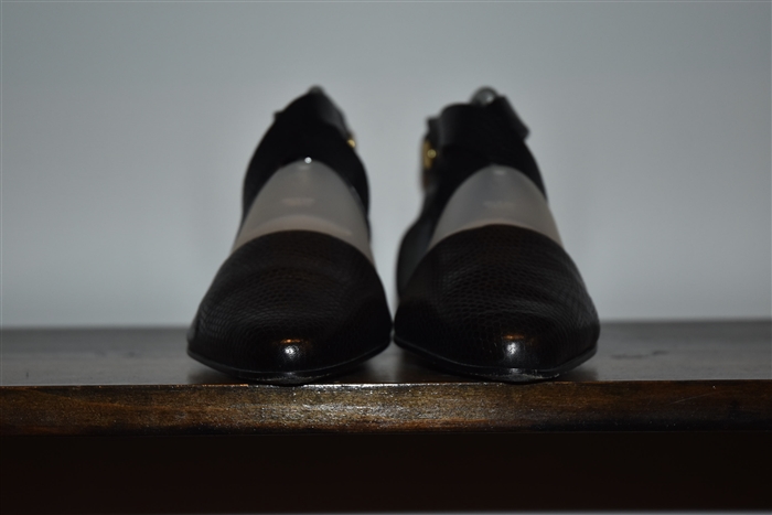 Black Leather Alexander Wang Flats, size 8
