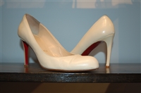Ivory Christian Louboutin Pumps, size 8.5