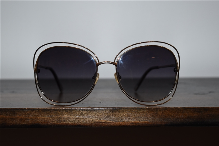Light Gold Chloe Sunglasses, size O/S