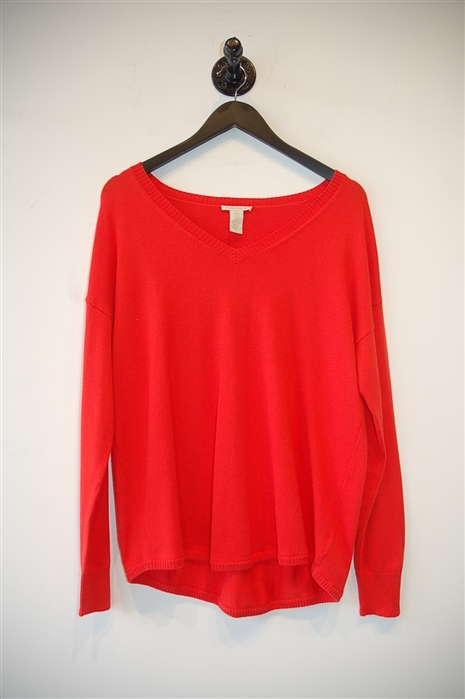 Poppy White + Warren Pullover, size L