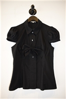 Basic Black Kenzo Short-Sleeved Shirt, size 6