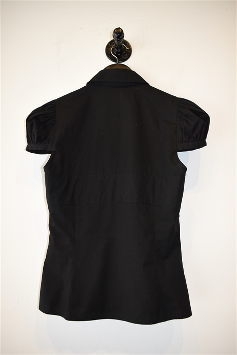 Basic Black Kenzo Short-Sleeved Shirt, size 6