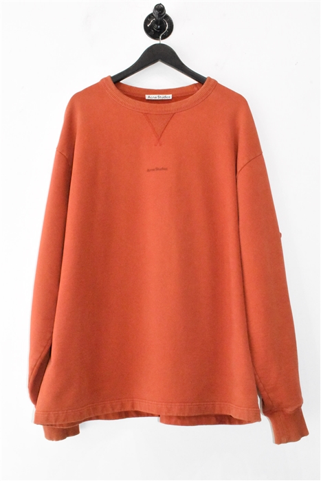 Burnt Orange Acne Studios Sweatshirt, size XL
