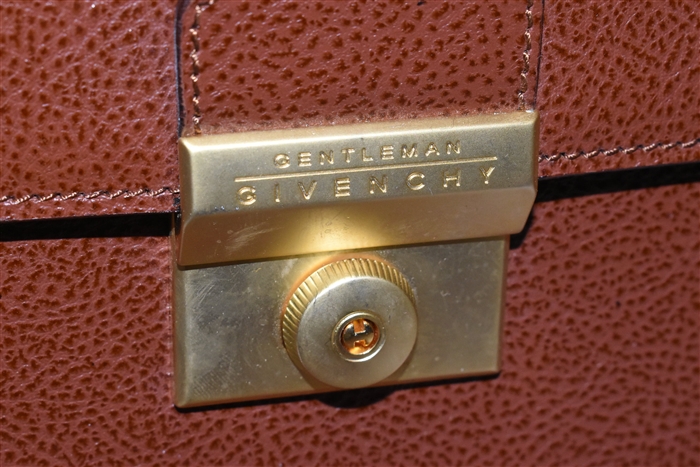 Cognac Givenchy - Vintage Briefcase, size L