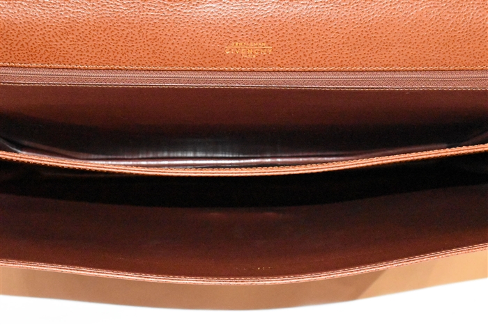 Cognac Givenchy - Vintage Briefcase, size L