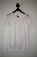 Bright White James Perse T-Shirt, size S