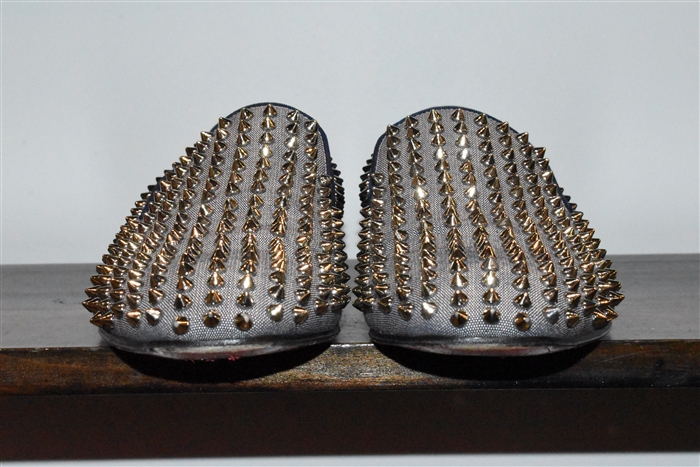 Denim Blue Christian Louboutin Slipper, size 10