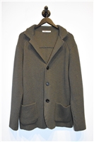 Olive Maurizio Baldassari Cardigan, size XL