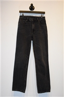 Faded Black Alexander Wang Straight Leg Jean, size 26