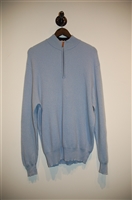 Powder Blue Burberry Pullover, size M