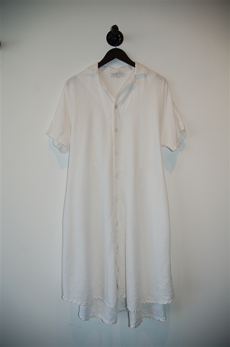 Bright White Comrags Shirt Dress, size S