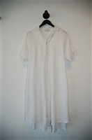 Bright White Comrags Shirt Dress, size S