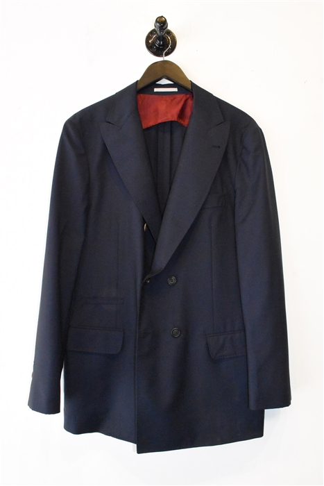 Navy Brunello Cucinelli Sport Coat, size 40