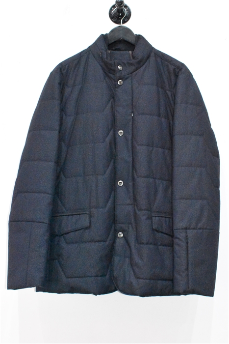 Navy Corneliani Quilted Jacket, size XL