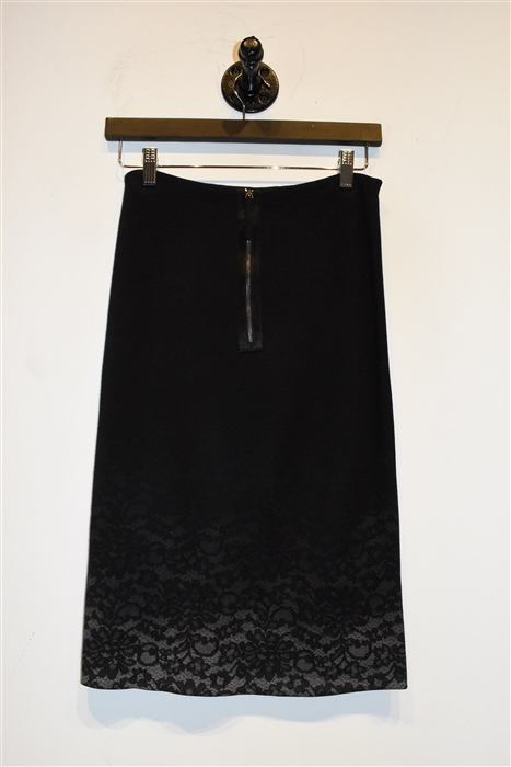 Black Ombre Valentino Pencil Skirt, size 4