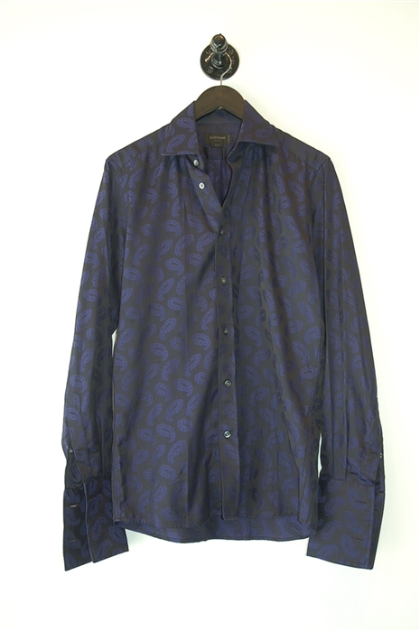 Black & Purple Duchamp Shirt, size S