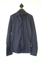 Black & Purple Duchamp Shirt, size S