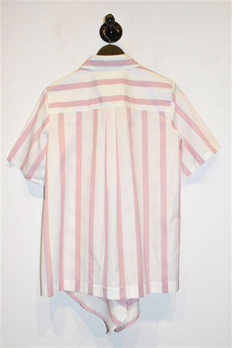 Pink Stripe Sportmax Short-Sleeved Top, size 8