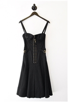 Basic Black Dolce & Gabbana A-Line Dress, size 8