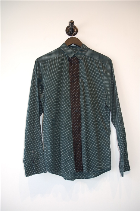 Forest Green Paul Smith - PS Button Shirt, size S