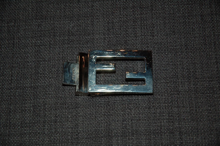 Silver Fendi Belt Buckle, size O/S