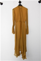 Gold Beaufille Maxi Dress, size 8