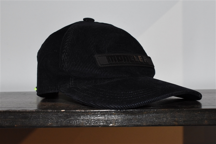 Basic Black Moncler Cap, size O/S