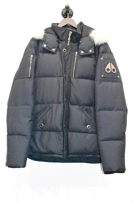 Navy Moose Knuckles Parka, size L