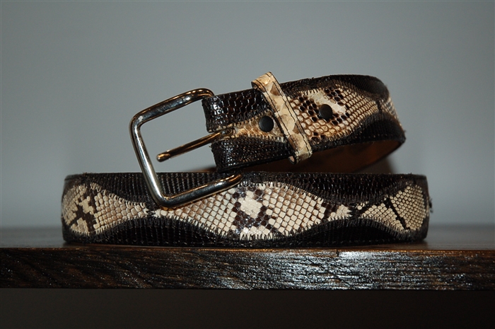 Snakeskin Nocona - Vintage Belt, size M