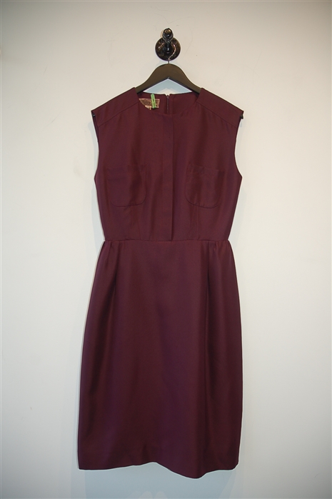 Maroon Giambattista Valli Sheath Dress, size L