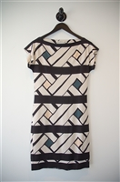 Geometric Diane von Furstenberg Shift Dress, size 2