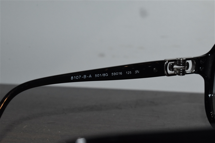 Shiny Black Bulgari Sunglasses, size O/S