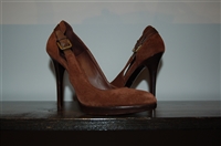 Brown Suede Ralph Lauren - Purple Label Pumps, size 7
