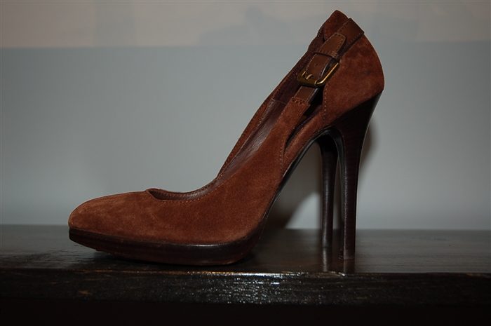 Brown Suede Ralph Lauren - Purple Label Pumps, size 7