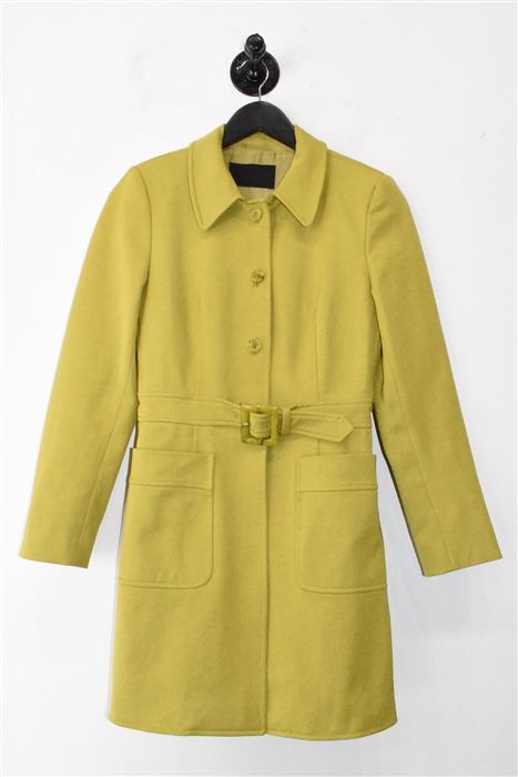 Pear Prada Coat, size 4