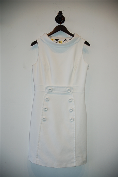 Bright White Milly Sheath Dress, size 10