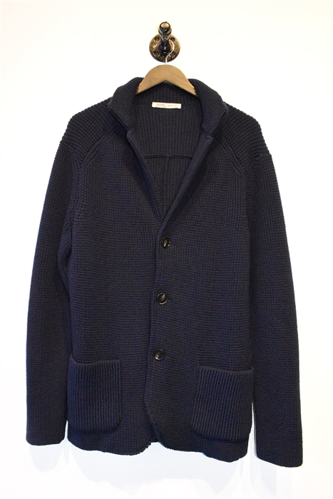 Navy Maurizio Baldassari Cardigan, size XL