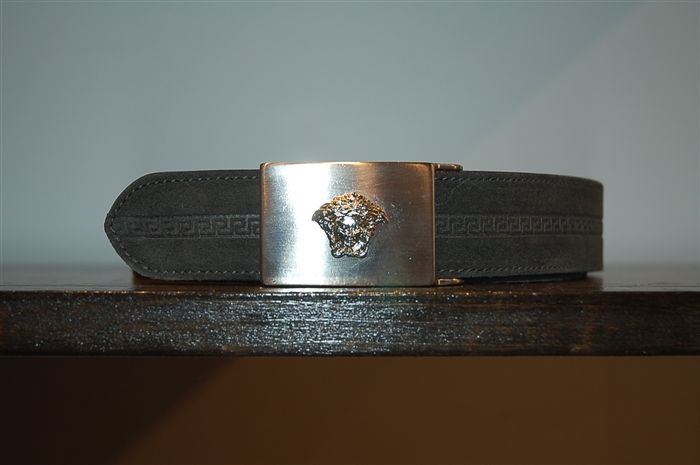Black Suede Gianni Versace - Vintage Belt, size S