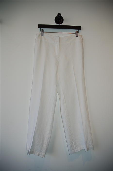 Summer White Eileen Fisher Trousers, size 10