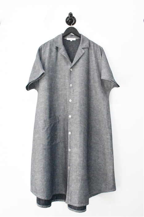 Denim Blue Comrags Shirt Dress, size L