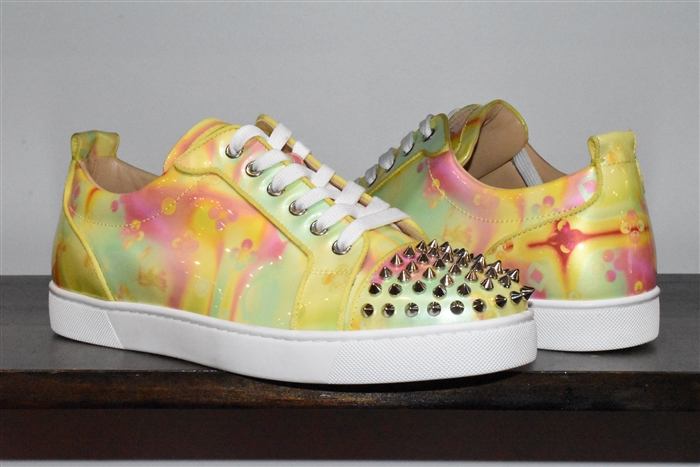 Print Christian Louboutin Sneaker, size 8.5