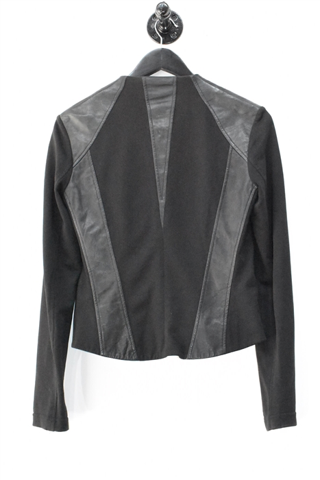 Black Leather Helmut Lang Leather Jacket, size XS
