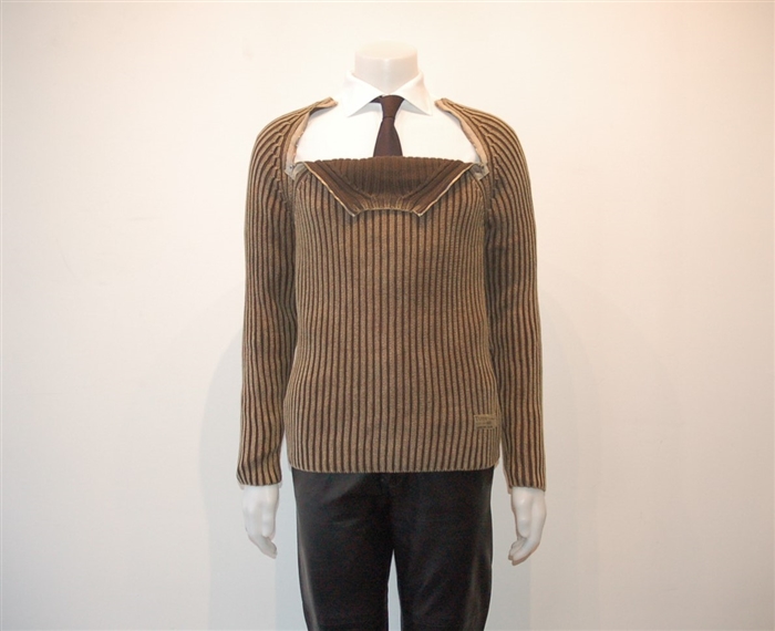 Brown Stripe Hugo Boss - Boss Pullover, size M