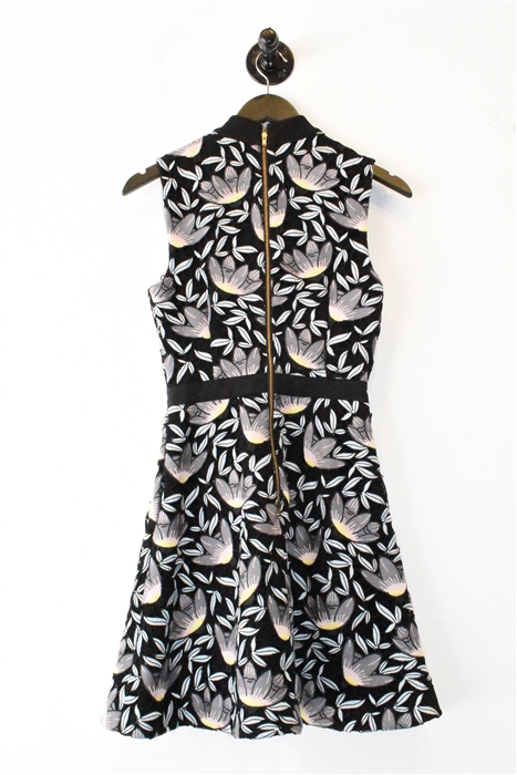 Floral Self Portrait A-Line Dress, size 4